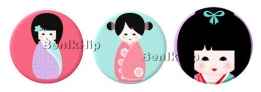 Button 25 mm Kokeshi