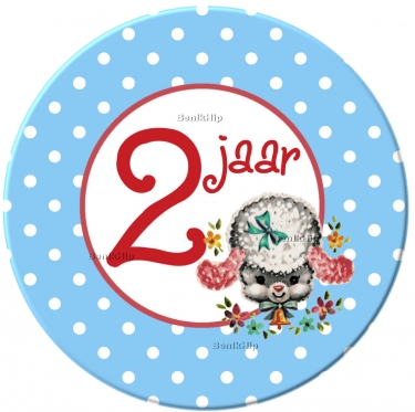 Button 56 mm 2 jaar