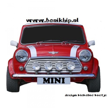 Strijkapplicatie Mini Cooper