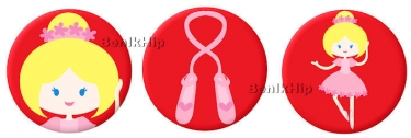 Button 25 mm Ballet