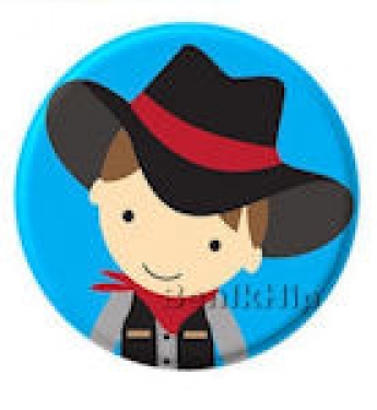 Button 25 mm Cowboy Button 25 mm Cowboy