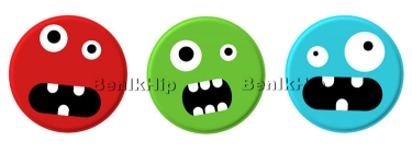 Button 25 mm Monsterfaces