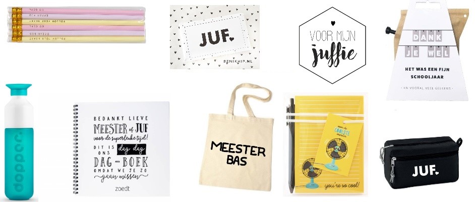 Blog cadeautjes voor de Juf en Meester