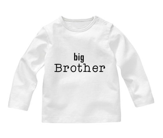 Applicatie op shirt big brother