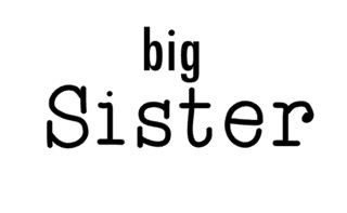 Strijkaplicatie Big Sister