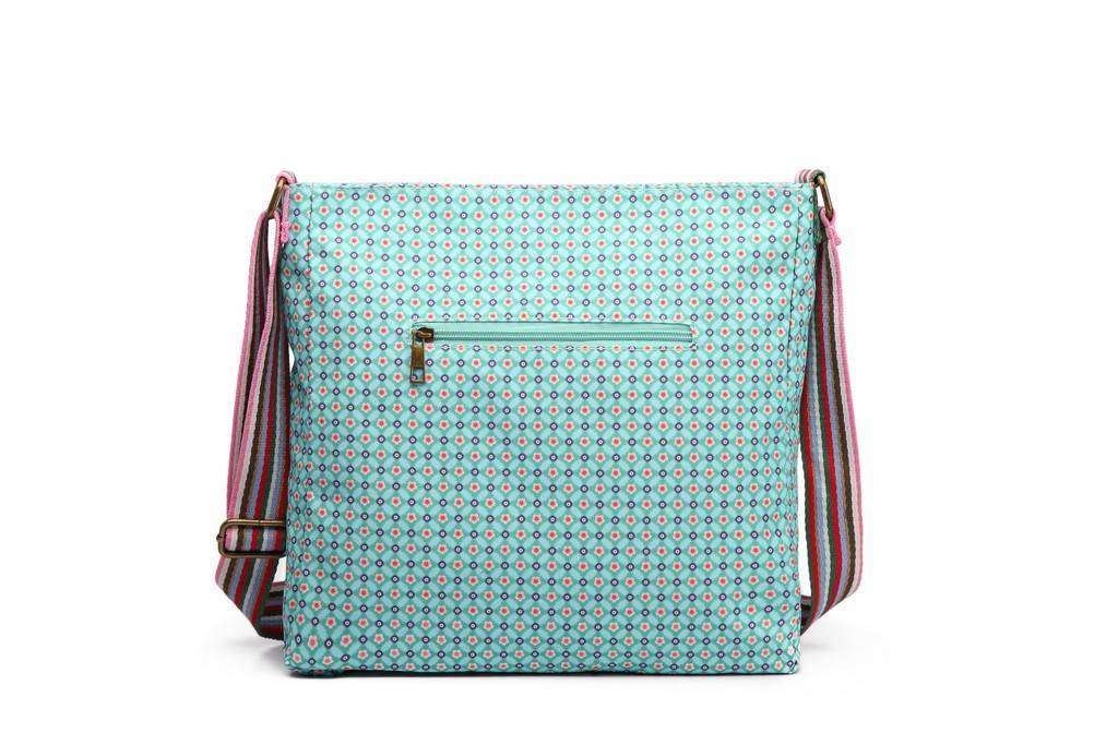 Blossify tas cross over bag rose turquoise