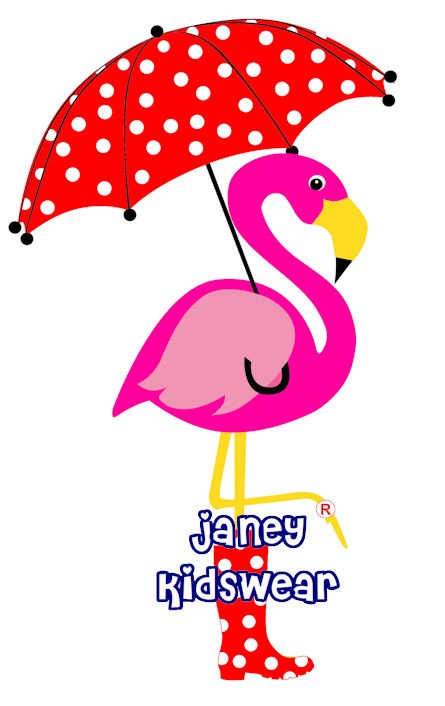 Strijkapplicatie flamingo