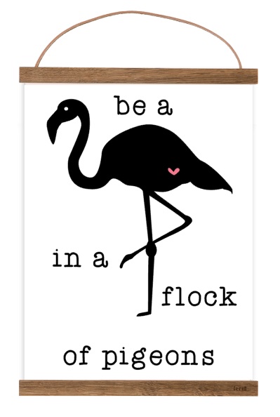 Free Printable Poster Flamingo