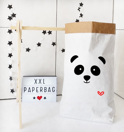 Paperbag XXL panda