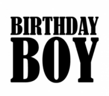 Tekst applicatie birthday boy