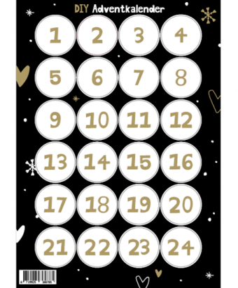 Aftel stickervel A5