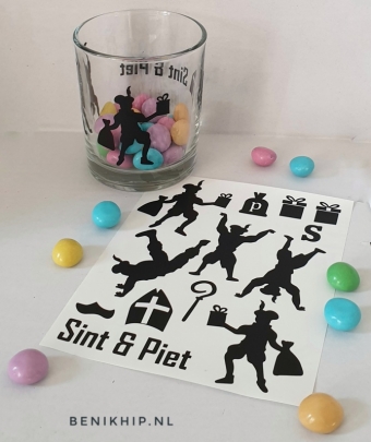 DIY Sinterklaas stickers voor sint decoratie te maken