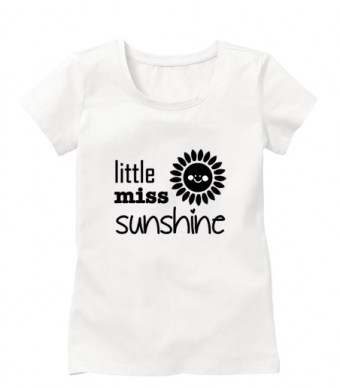 Strijkapplicatie Little miss sunshine