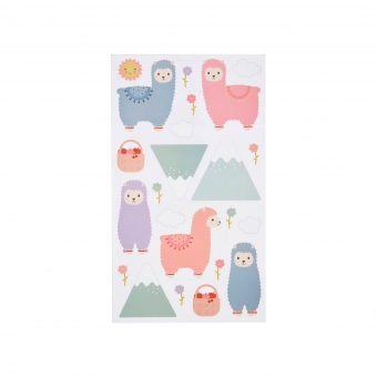 Muursticker set Little Lama