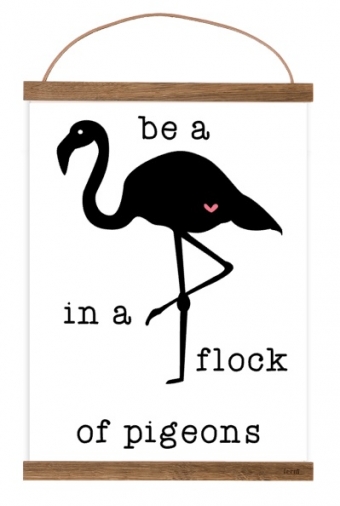 Free Printable Poster Flamingo