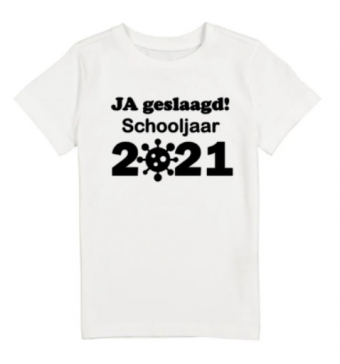 Strijkapplicatie Geslaagd schooljaar corona