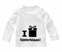 Strijkapplicatie Sinterklaas cadeautje