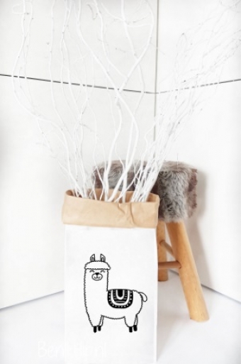 XS Paperbag Alpaca lamo