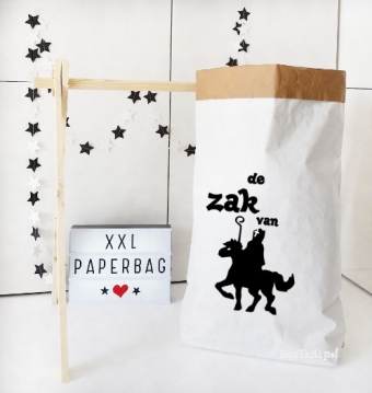 Paperbag XXL de zak van Sinterklaas