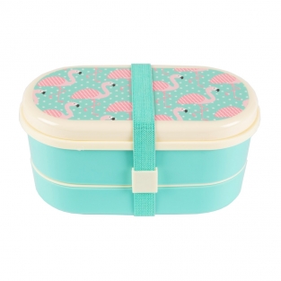 Bento lunchbox flamingo