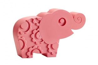 Blafre lunchbox roze olifant