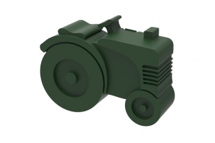 Blafre lunchbox traktor donker groen