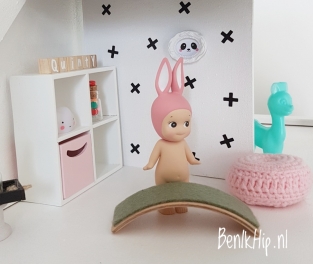 Mini wobbel voor poppenhuis