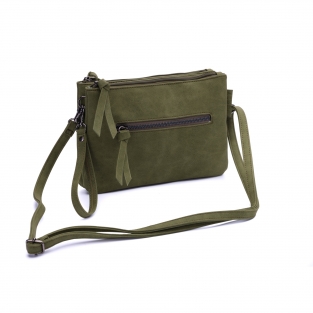 Natural Bag Carmen legergroen, army green, zebra trends