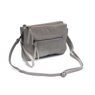 Natural Bag Carmen donker grijs, dark grey, zebra trends