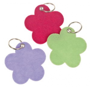 vilten sleutelhanger hart xl ( 36 kleuren) | Hangers / sleutelhangers van vilt