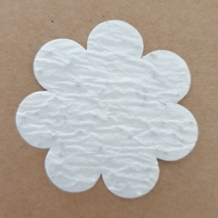 Grote groei confetti labels 6cm doorsnede